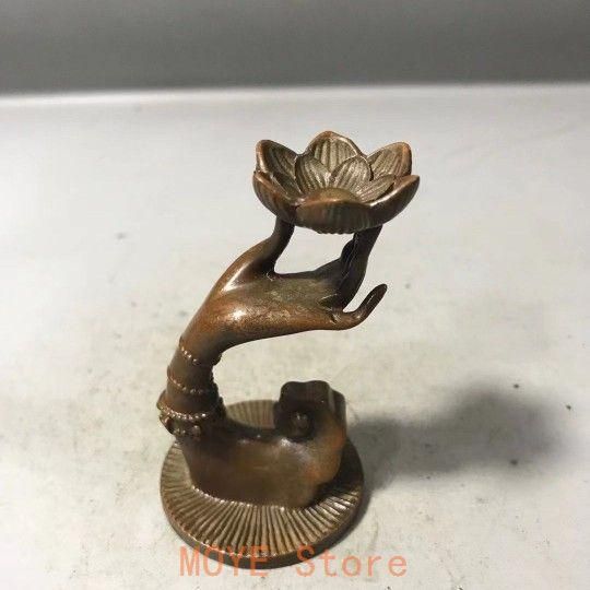 銅 細工 禅意仏手倒流香 塔香香炉 茶道具 装飾品 工芸品 置物 - メルカリ