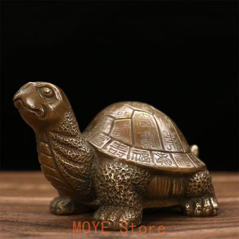 銅製 亀 福寿亀 リビング 玄関 机オフィス 茶室 開運風水 装飾品 工芸