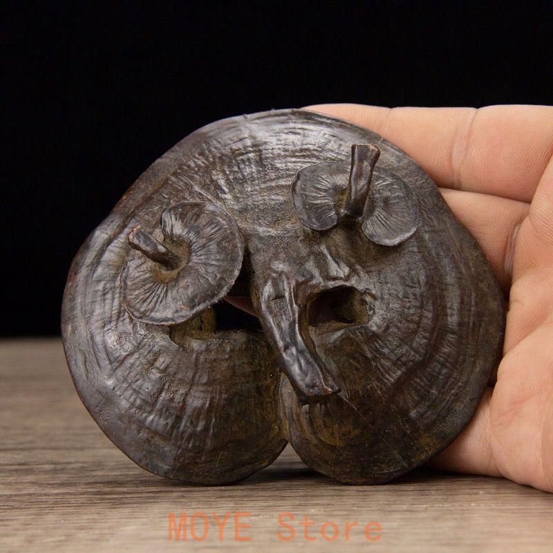 銅 細工 茶道具 香道具 蓋置 置物 霊芝 銅製 - メルカリ