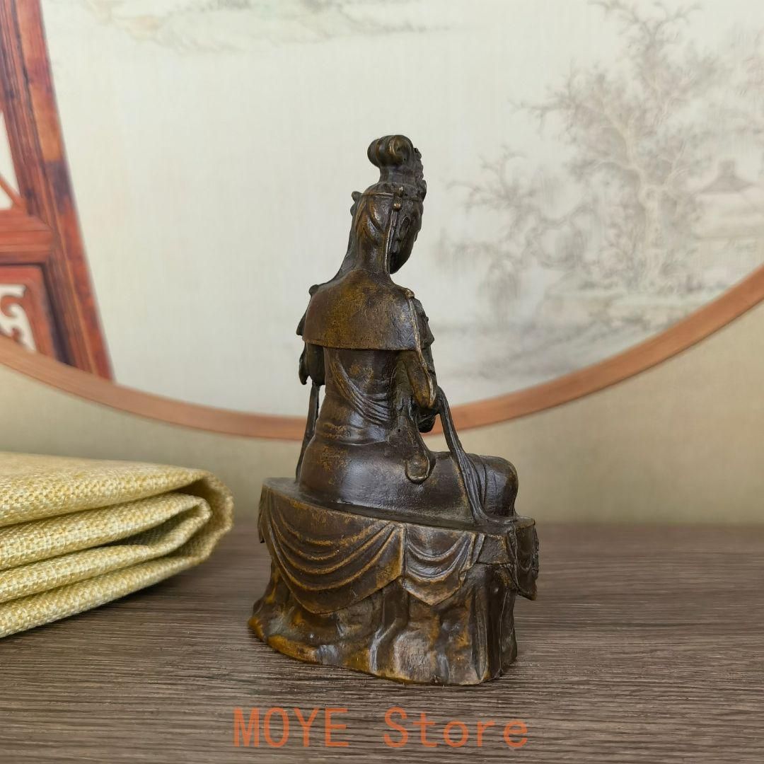 仏教美術 仏像 自在観音 小仏像 銅製 銅器 - メルカリ