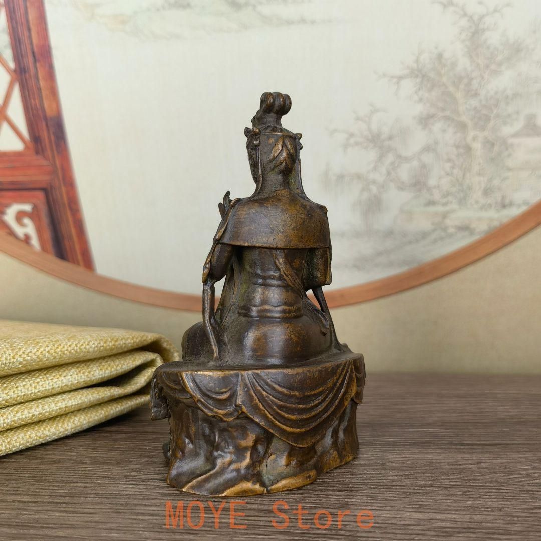 仏教美術 仏像 自在観音 小仏像 銅製 銅器 - メルカリ