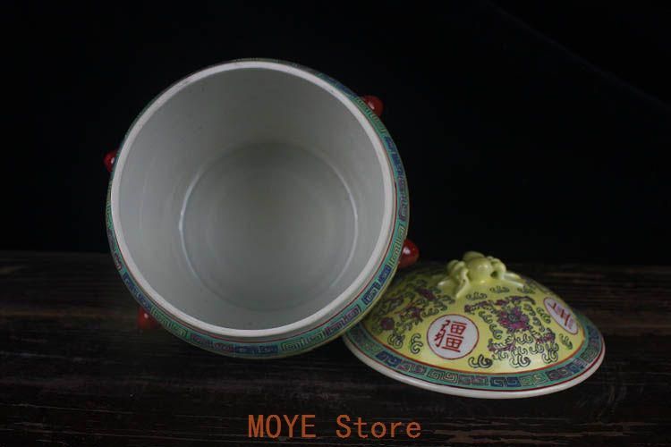 景徳鎮 陶磁器 手描き万寿無疆飯鼓茶壺 装飾品 現代工芸品 美術品 置物 景徳鎮 陶磁器 手描き万寿無疆飯鼓茶壺 装飾品 現代工芸品 美術品 置物