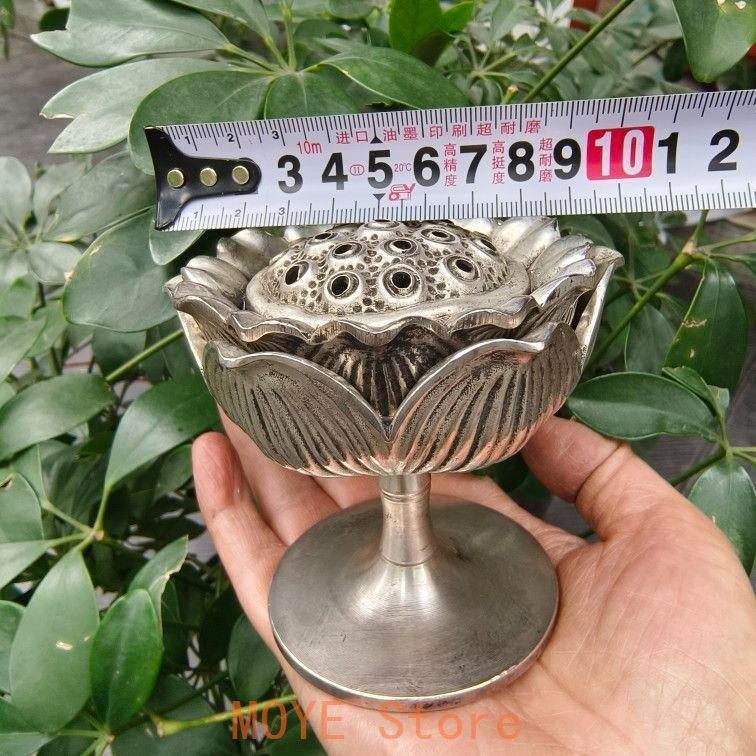 銅製 香炉 宝蓮灯薫香炉 蓮華香炉 茶道具 香道具 装飾品 工芸品 置物