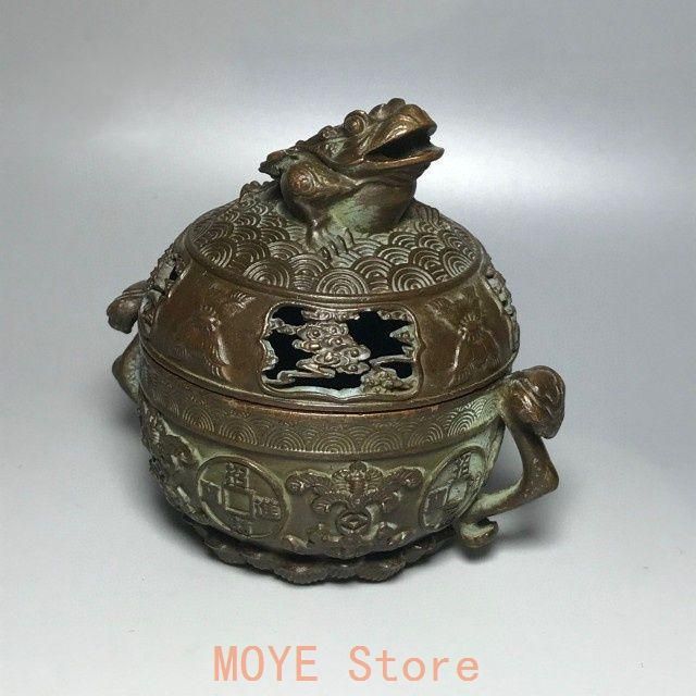 銅細工 香炉 招財進宝 薫香炉 置物 香道具 装飾品 工芸品 美術品 銅細工 香炉 招財進宝 薫香炉 置物 香道具 装飾品 工芸品 美術
