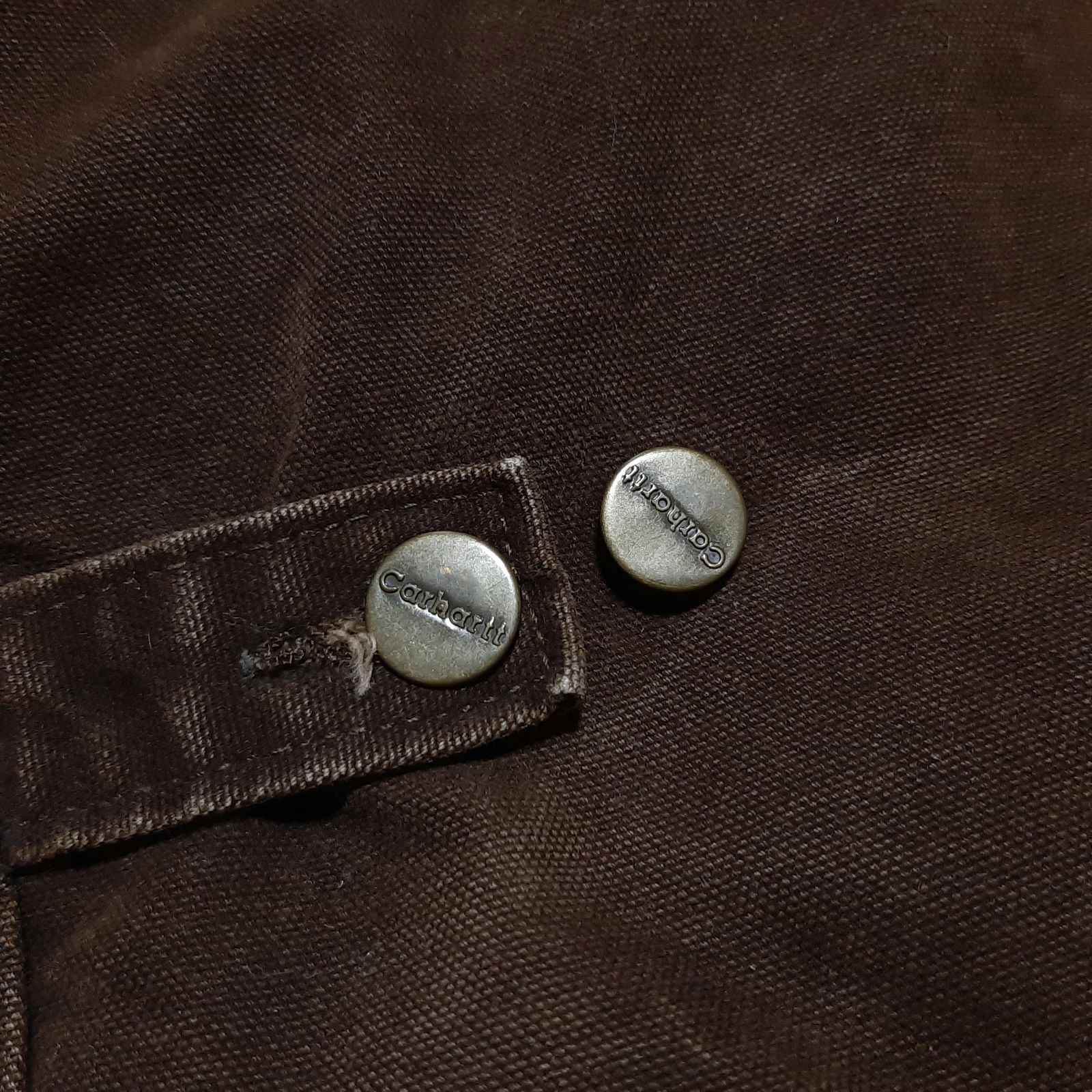 size L】USA製 Carhartt トラディショナルジャケット ダークブラウン
