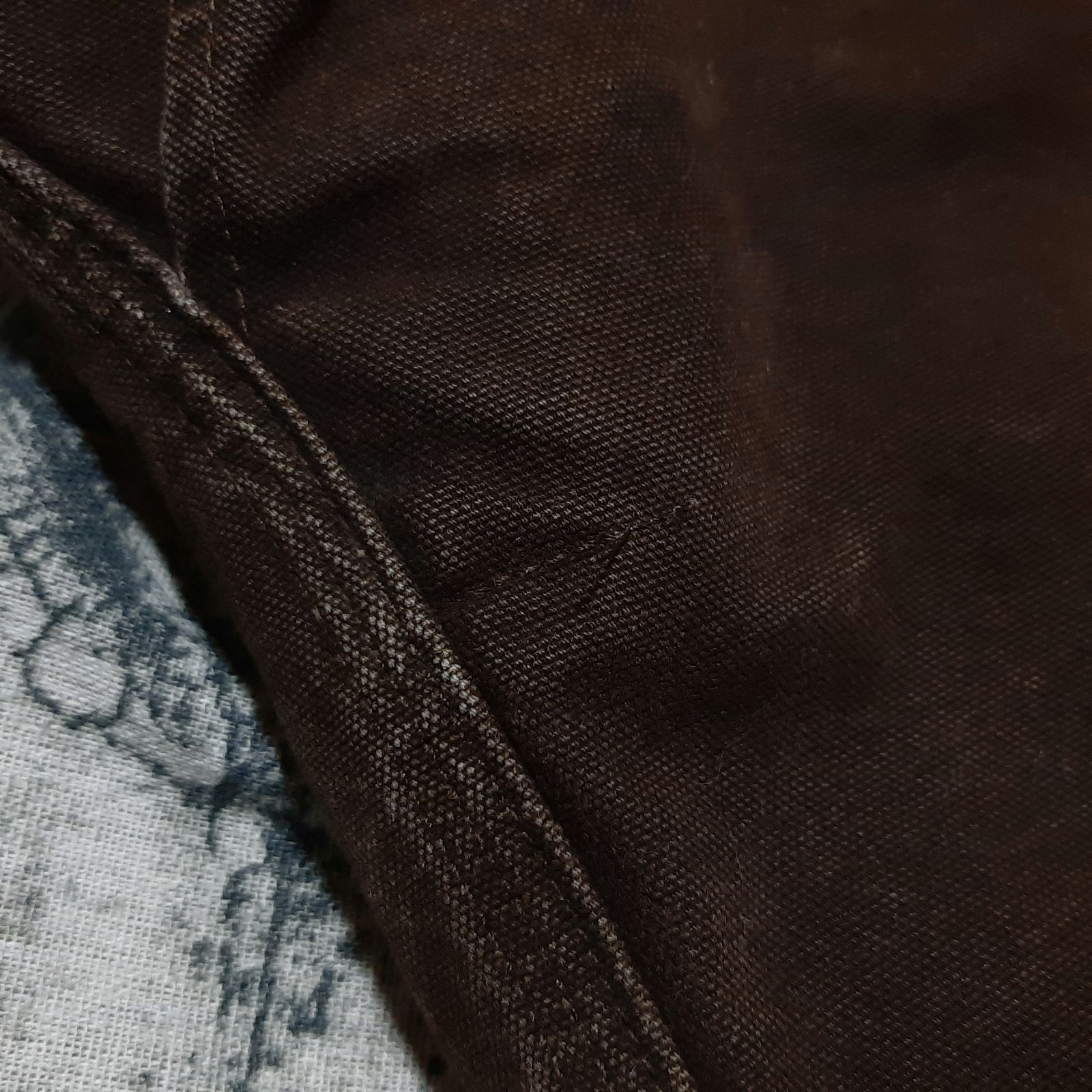 size L】USA製 Carhartt トラディショナルジャケット ダークブラウン 