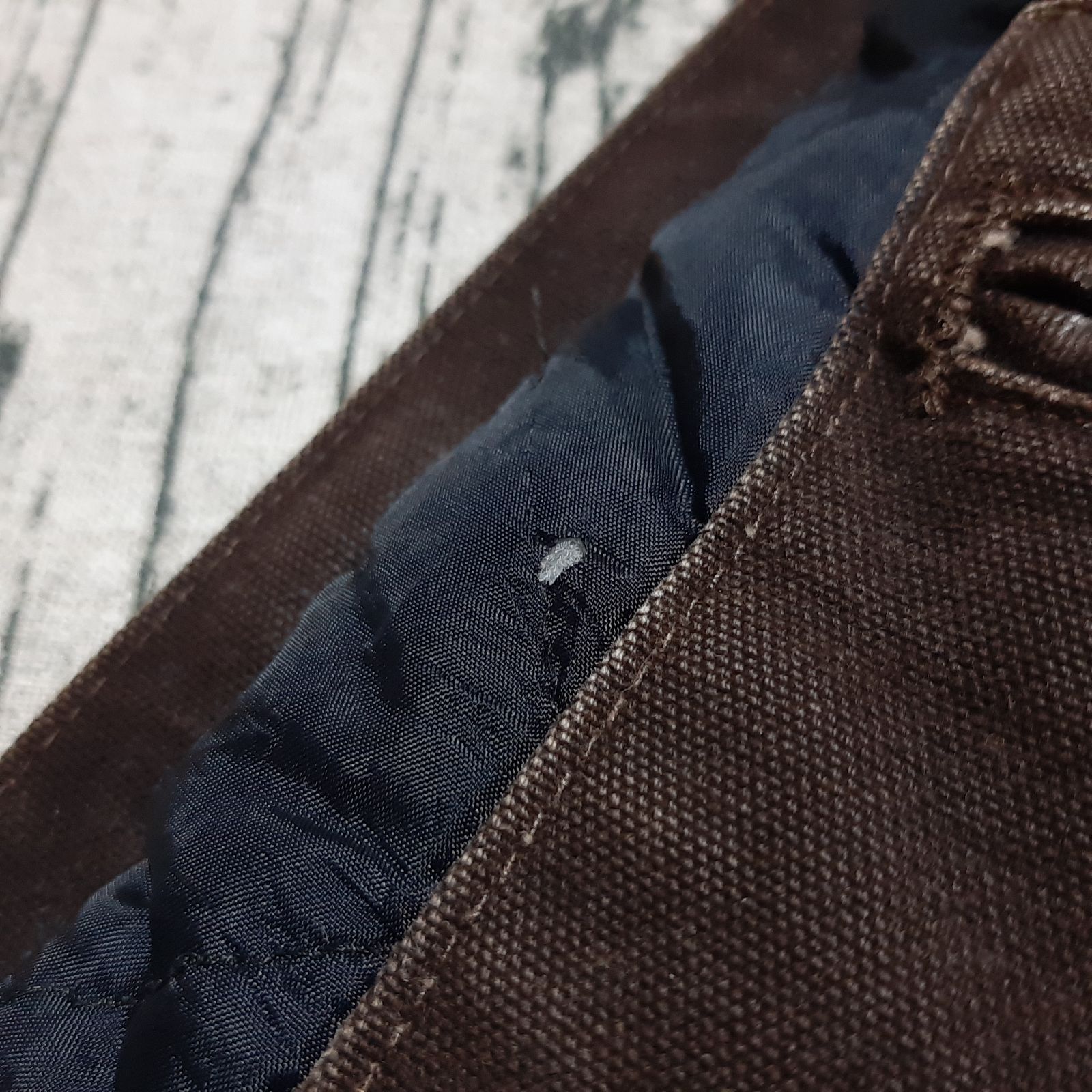 size L】USA製 Carhartt トラディショナルジャケット ダークブラウン