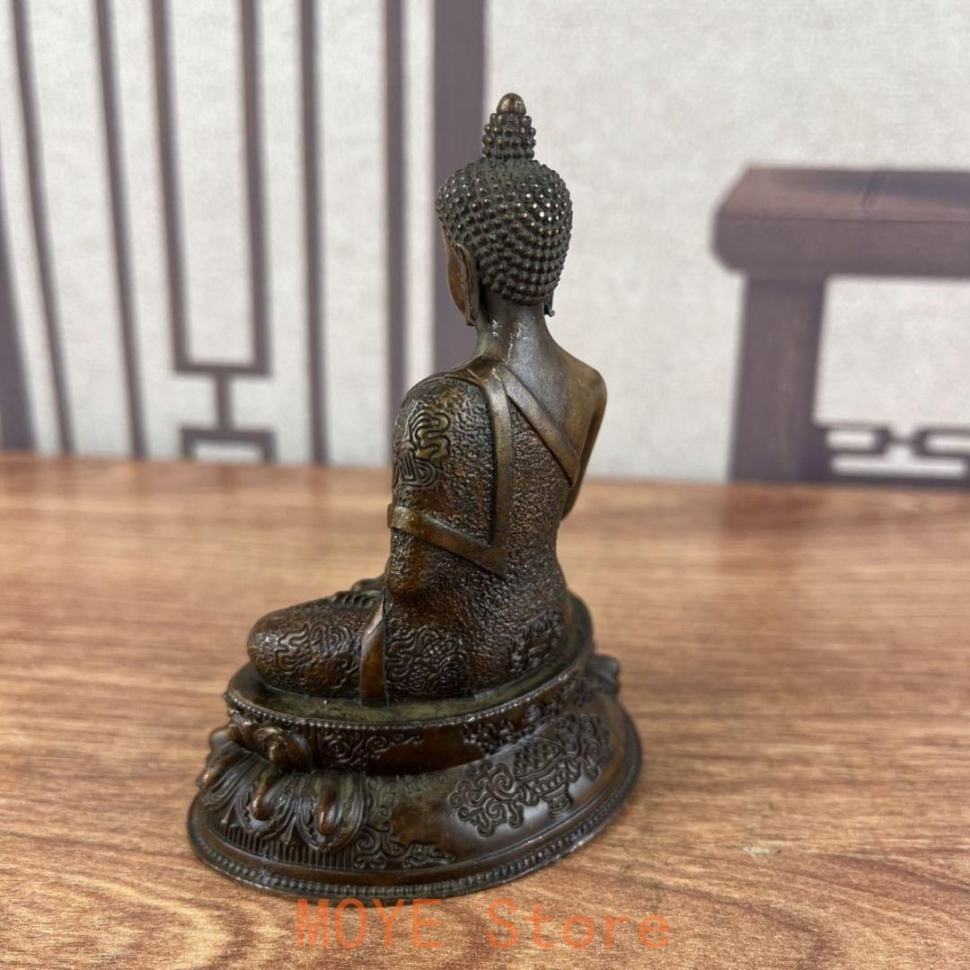 銅像 仏像 薬王菩薩仏仏像 開運 風水 装飾品 工芸品 置物 - メルカリ