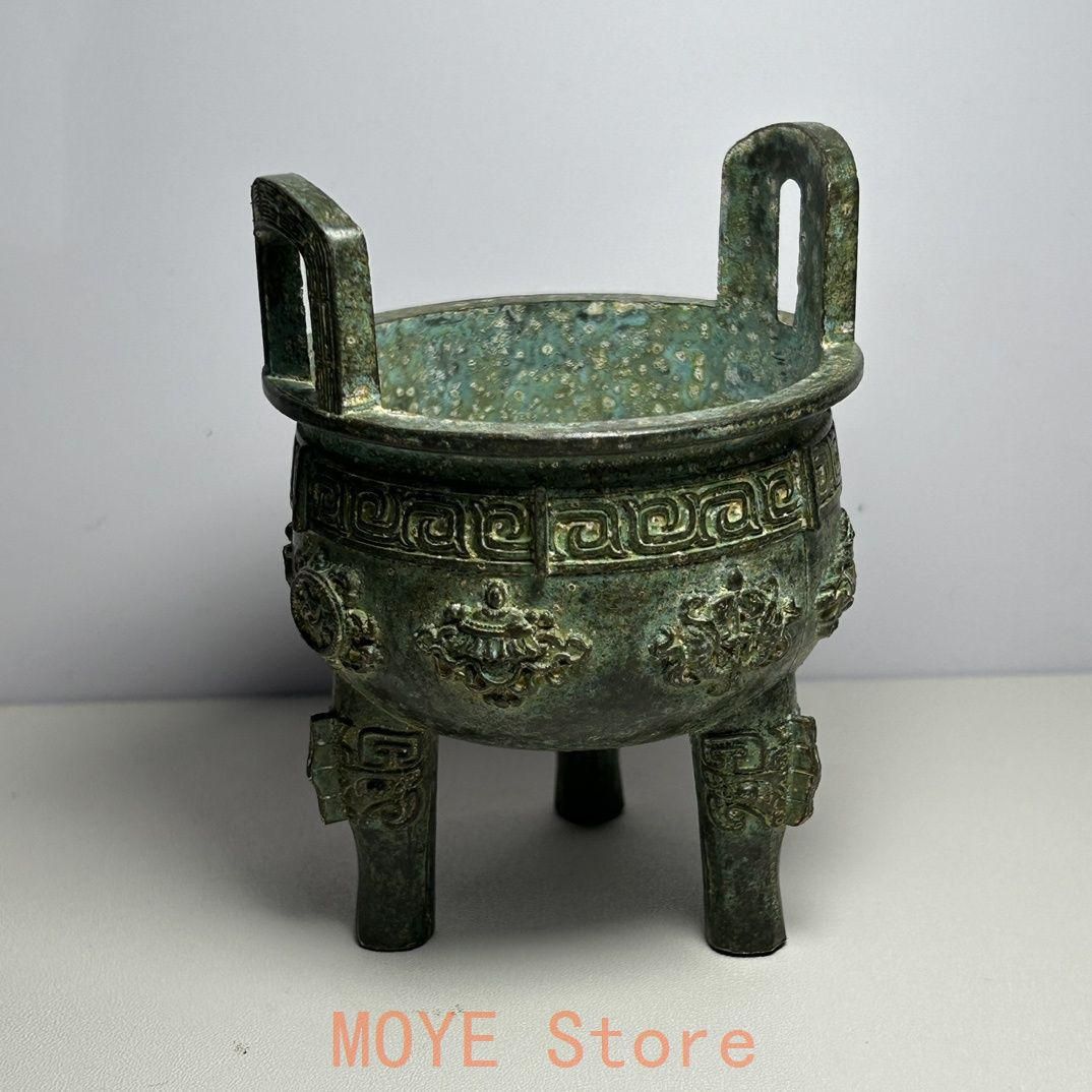 銅器 香炉 三足鼎 焼香炉 線香炉 装飾品 現代工芸品 置物 - メルカリ