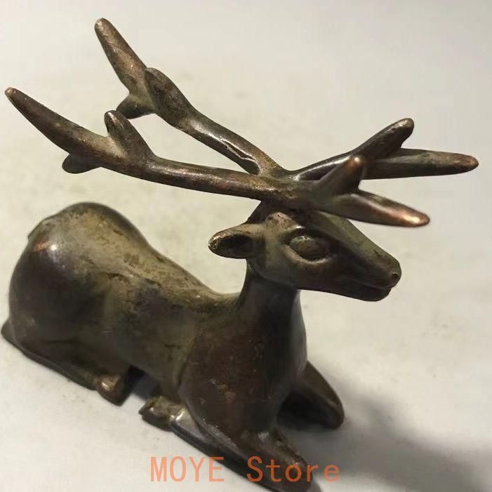 銅 細工 茶道具 香道具 蓋置 文鎮 筆箱 筆棚 置物 鹿 銅製 - メルカリ