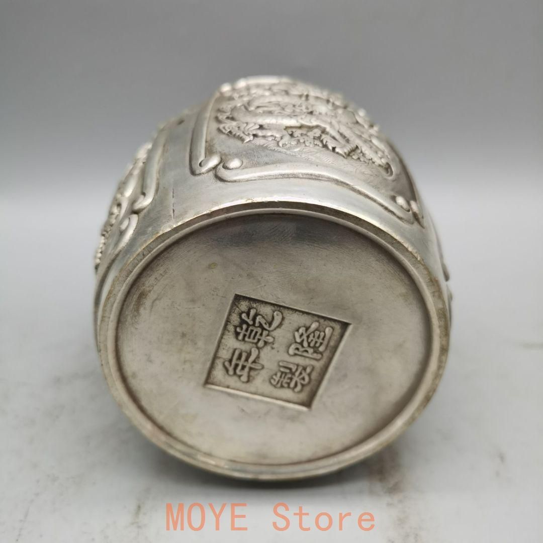 銅製 福字竜紋茶壺 茶桶 茶道具 香道具 装飾品 工芸品 置物 - メルカリ