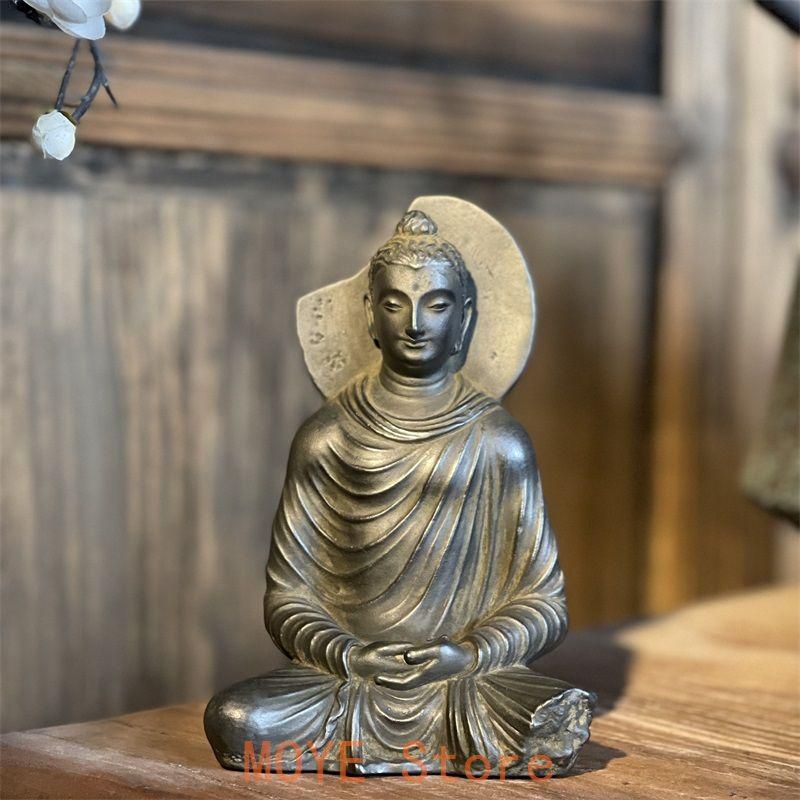 ガンダーラ禅定坐像 彫刻 置物 開運 風水 - メルカリ