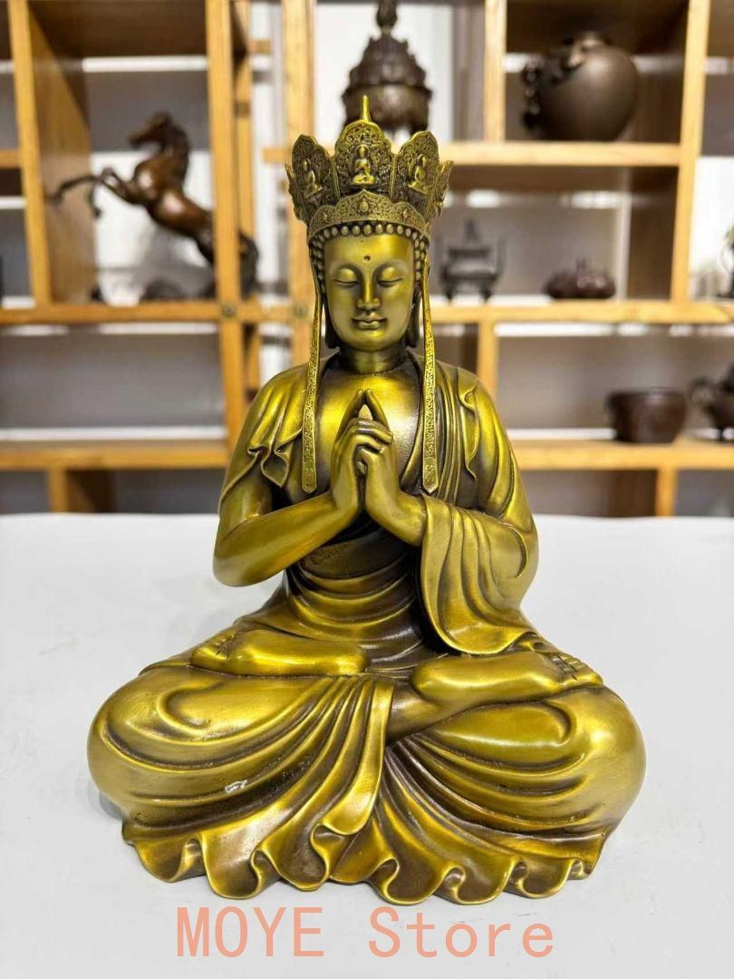 地蔵 菩薩 観音 銅製 仏像 彫刻 置物 開運 風水 - メルカリ