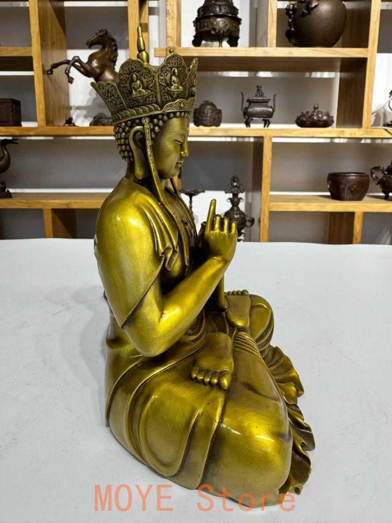 地蔵 菩薩 観音 銅製 仏像 彫刻 置物 開運 風水 - メルカリ