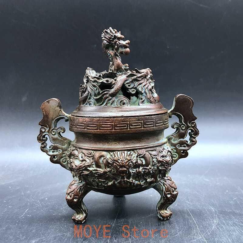 九龍香炉  茶道具 香道具 工芸品 美術品 置物 香炉 九龍 工芸品 美術品 置物