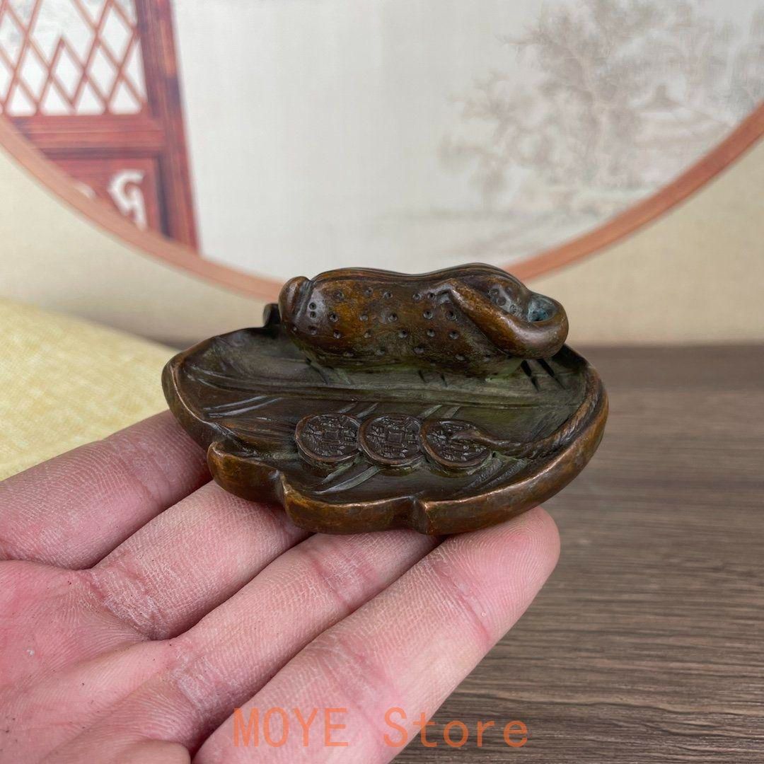 銅 細工 茶道具 香道具 花生香挿し 財源もくもくと 装飾品 工芸品 置物