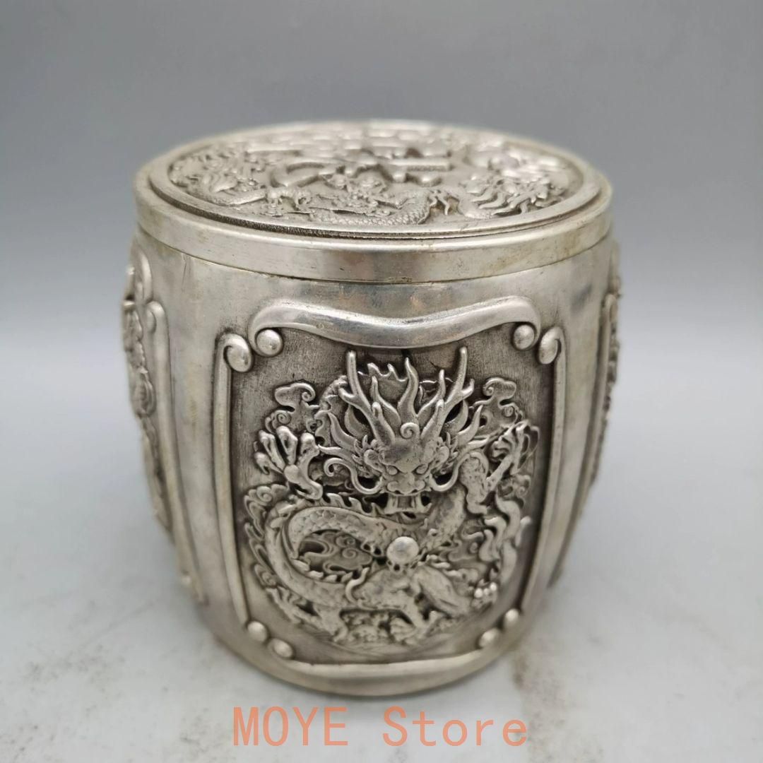 銅製 福字竜紋茶壺 茶桶 茶道具 香道具 装飾品 工芸品 置物 銅製 福字竜紋茶壺 茶桶 茶道具 香道具 装飾品 工芸品 置物 - メルカリ