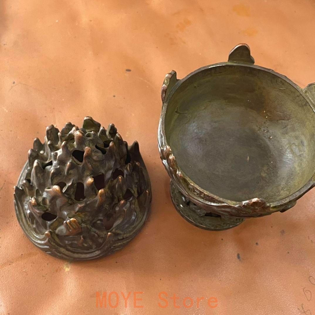 銅製 博山炉 鳳凰八卦香炉 室内薫香炉 茶道具 香道具 工芸品 置物