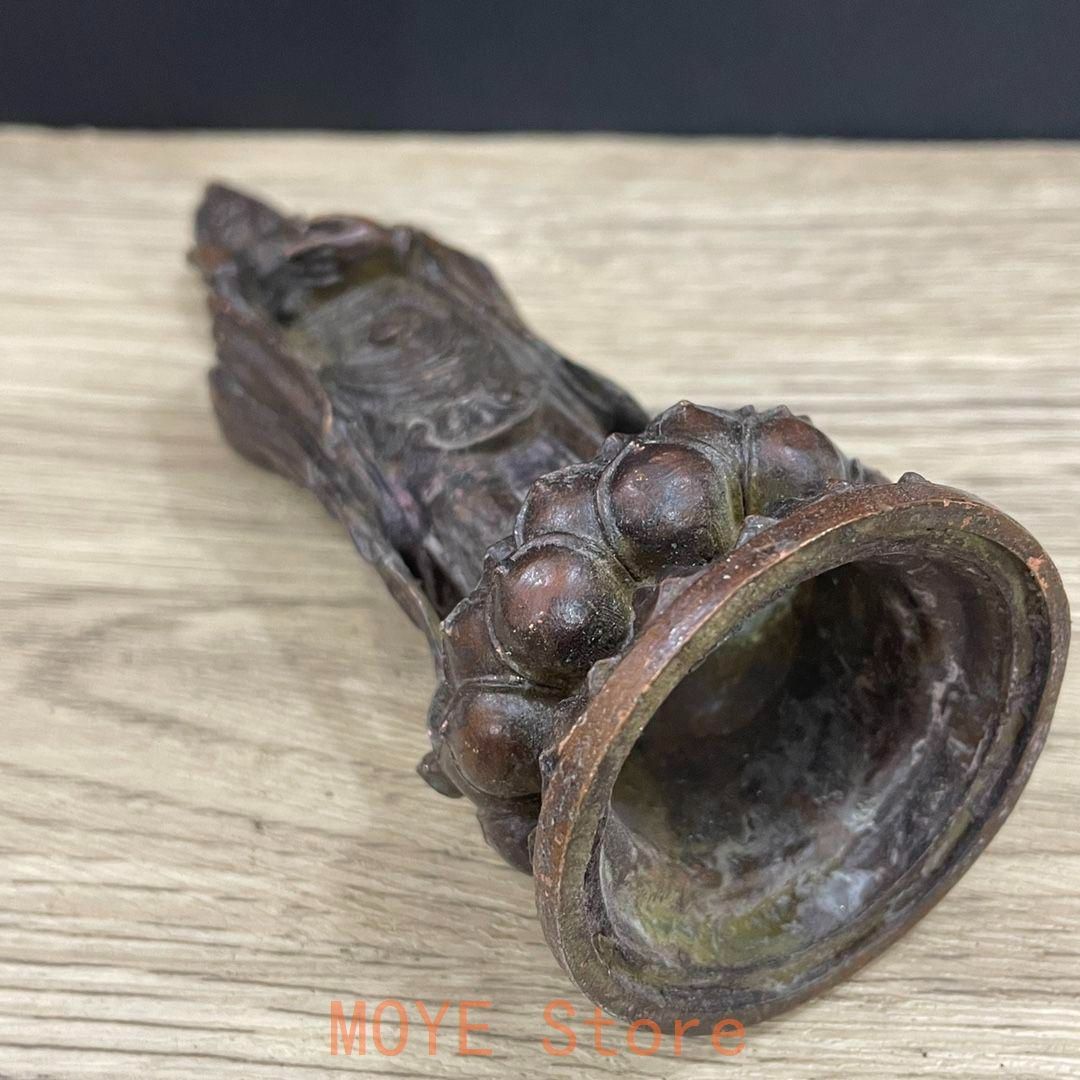 仏教美術 仏像 観世音菩薩 小仏像 銅製 銅器 - メルカリ