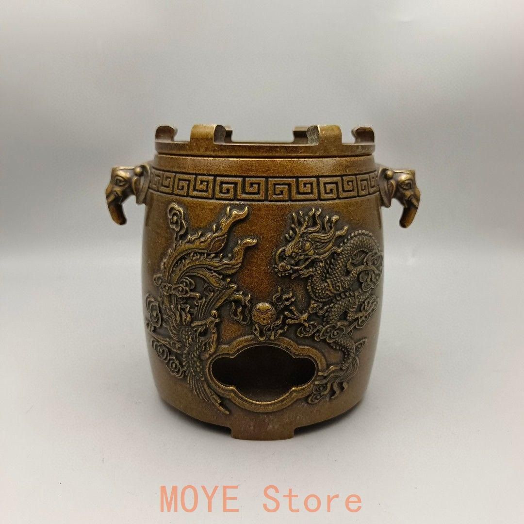 銅器 煮茶炉 温酒炉 風炉 茶道煮茶器 銅炉 装飾品 置物 銅器 煮茶炉 温酒炉 風炉 茶道煮茶器 銅炉 装飾品 置物 - メルカリ