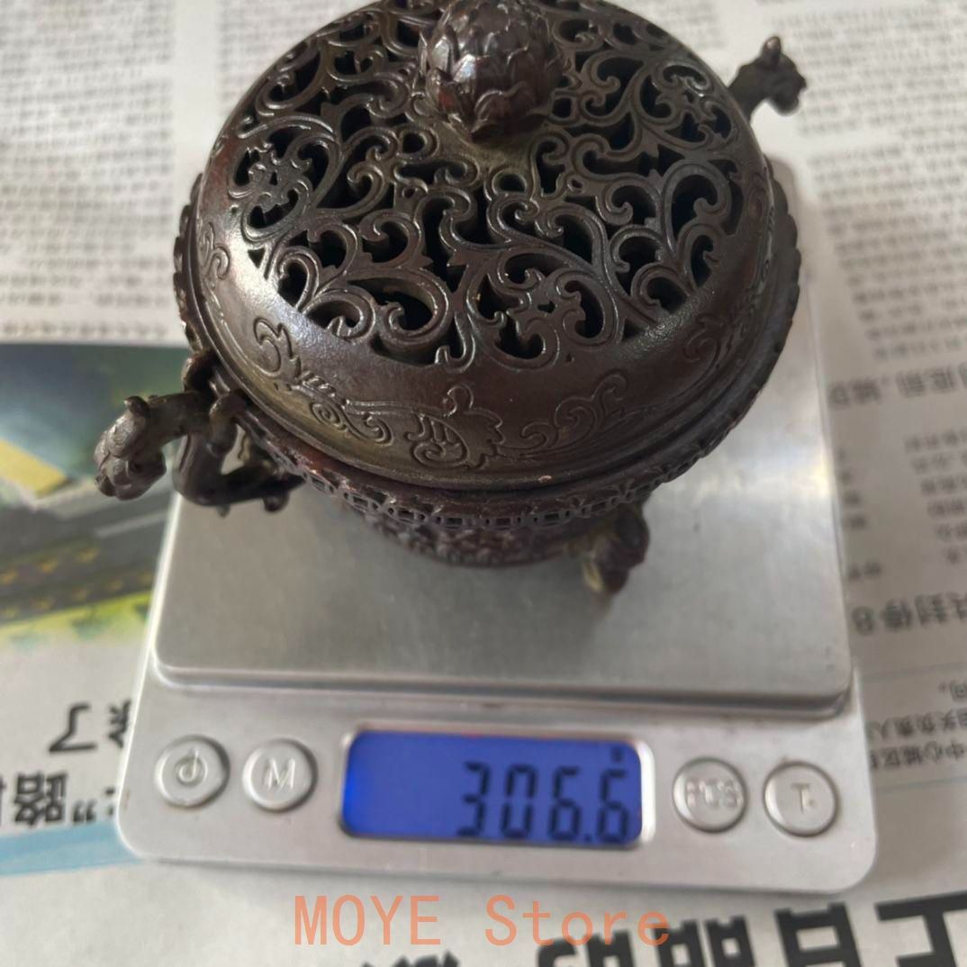 銅製 香炉 龍鳳薫香炉 盤薫炉 茶道具 装飾品 工芸品 置物 - メルカリ