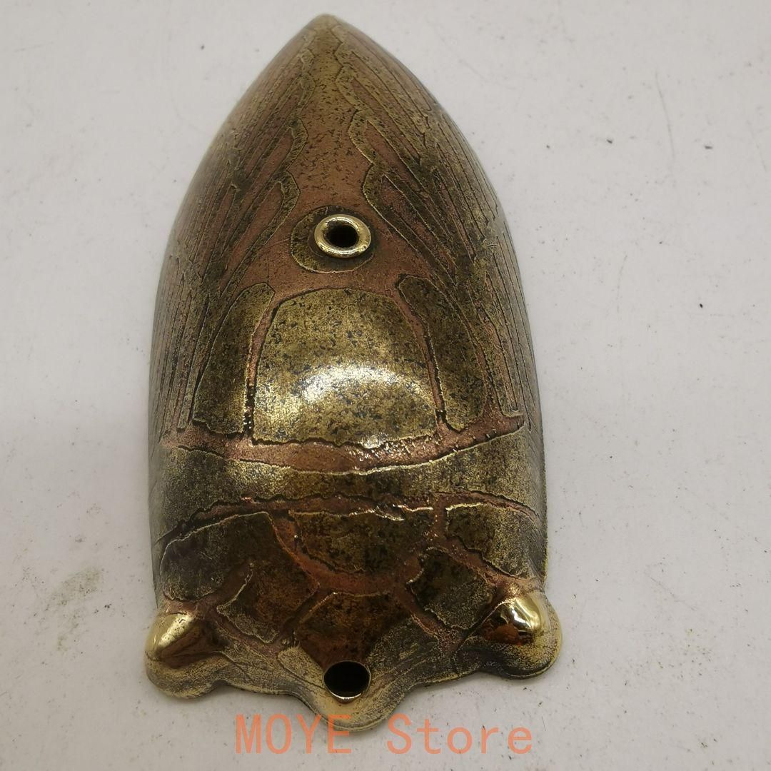 銅器 知了 水滴 墨壺 書道具 文房具 現代工芸品 美術品 置物 - メルカリ