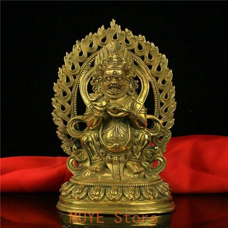 仏教美術大黒天財神 二臂マハ黒天ガラ護法神仏像を奉納 仏教美術大黒天財神 二臂マハ黒天ガラ護法神仏像を奉納 - メルカリ