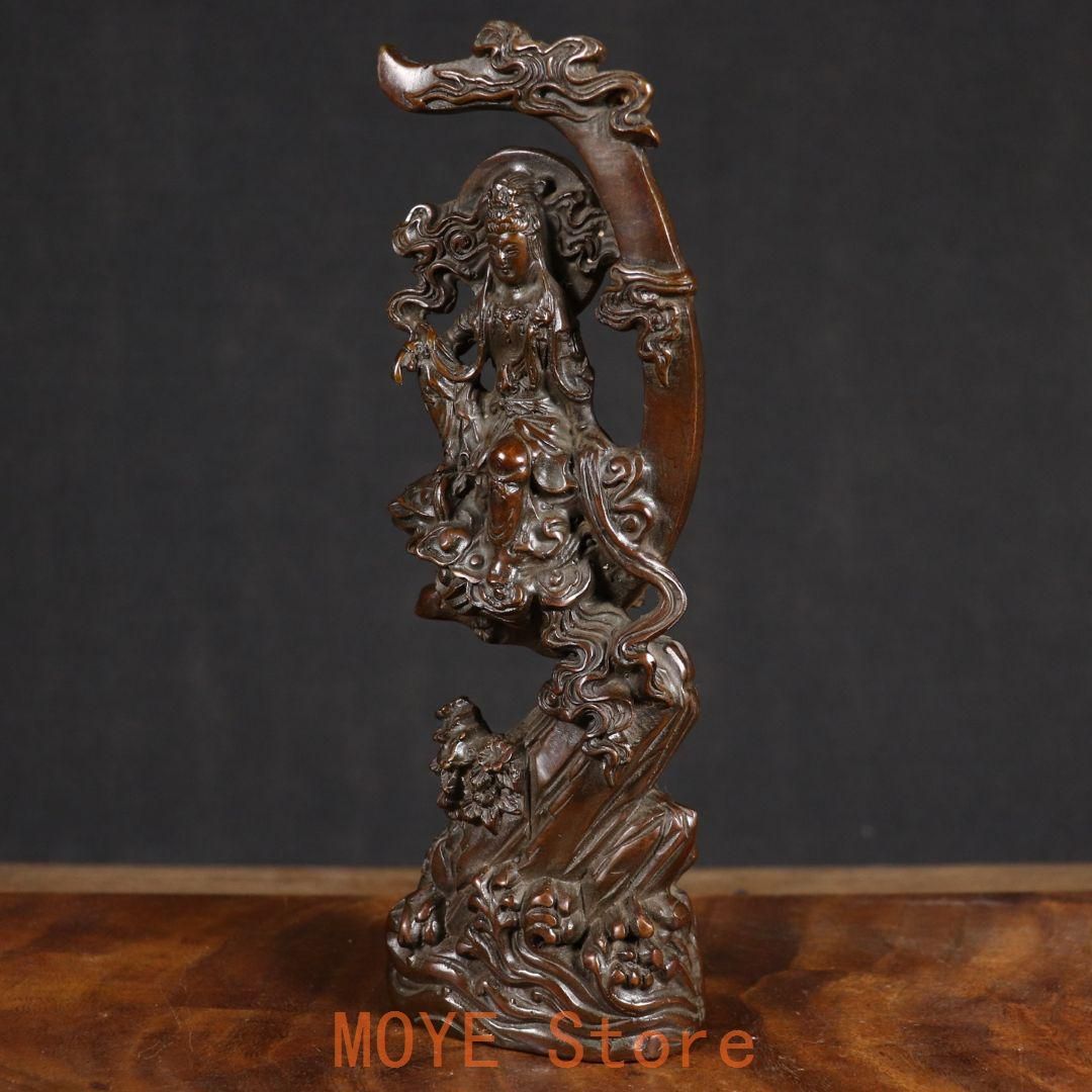 仏教美術 仏像 観音菩薩 自在観音家 仏堂 供養 銅製品 工芸品 置物