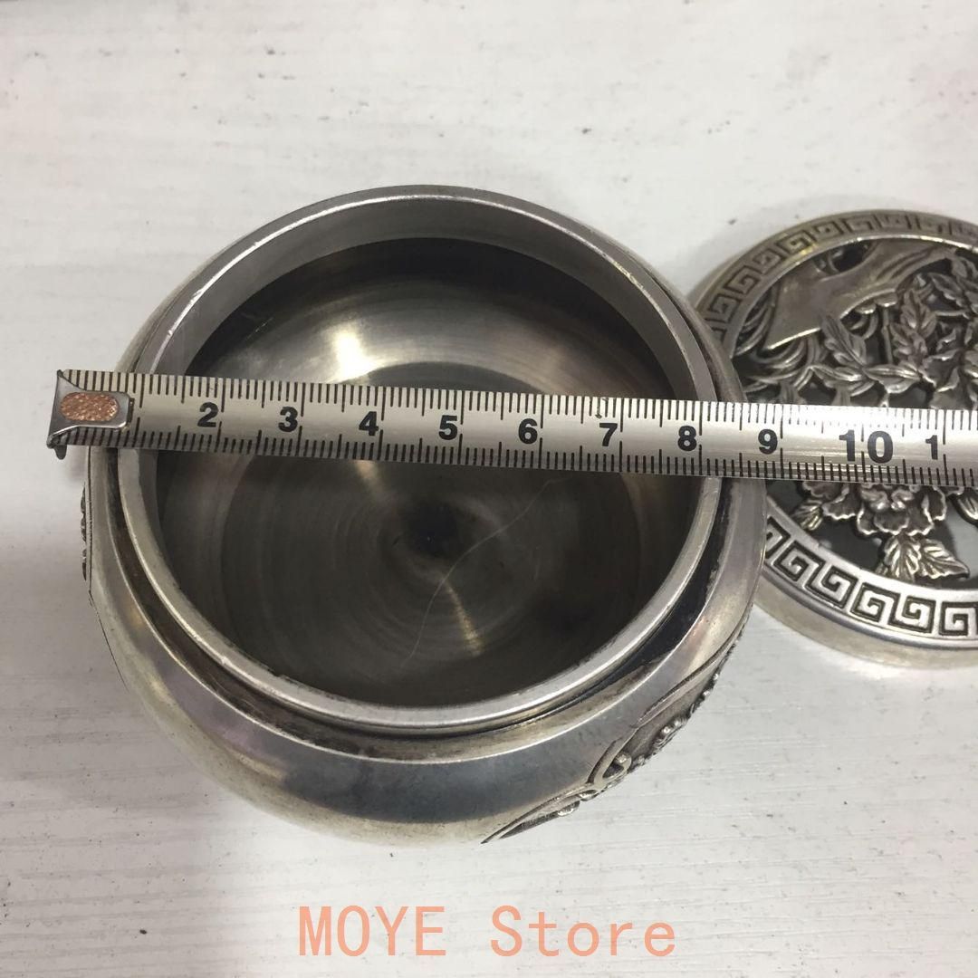 銅製 カササギ登梅香炉 薫る香炉 茶道香炉 香道具 装飾品 工芸品 置物