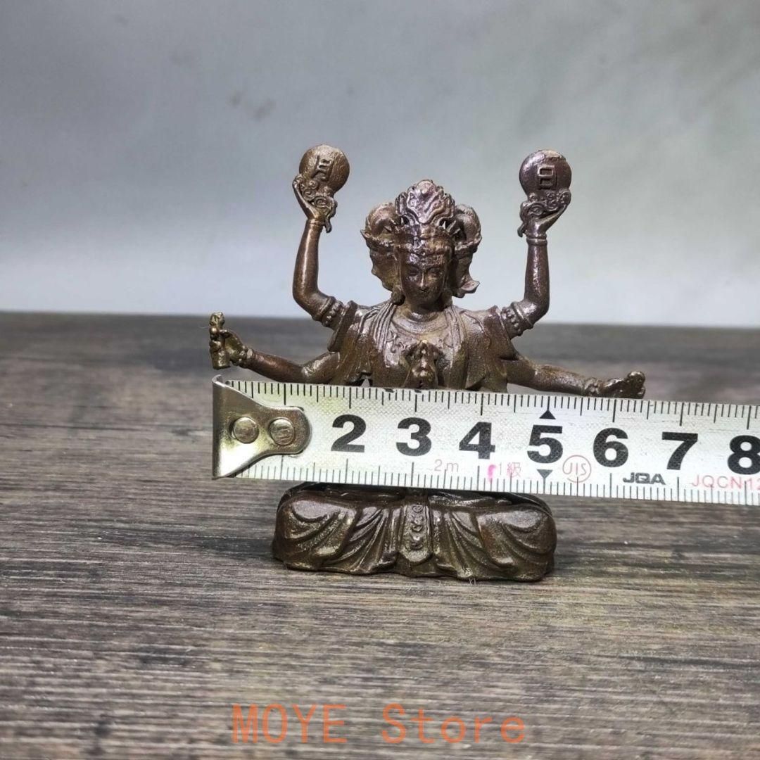 仏教美術 仏像 小仏像 準提仏母仏像 を奉納し 開運 風水 招財 置物