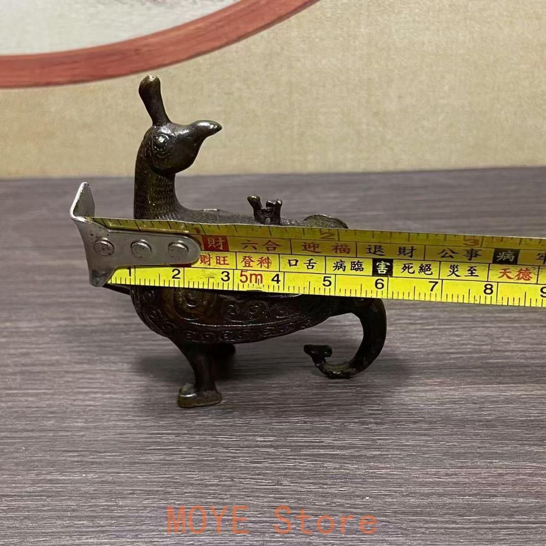 銅製 香炉 侯鳥尊香炉 茶台茶寵 香道具 装飾品 工芸品 置物 - メルカリ