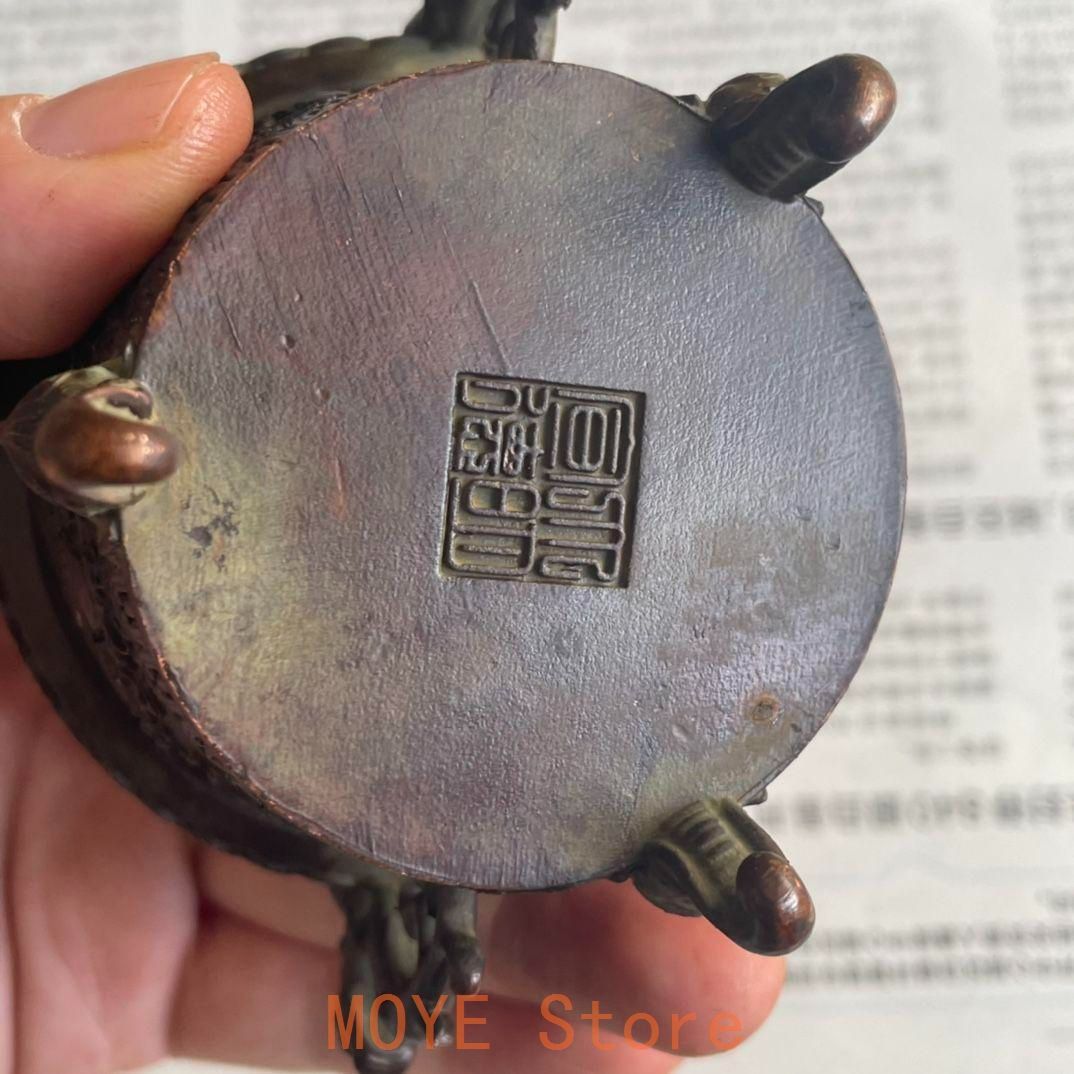 銅製 香炉 龍鳳薫香炉 盤薫炉 茶道具 装飾品 工芸品 置物 - メルカリ