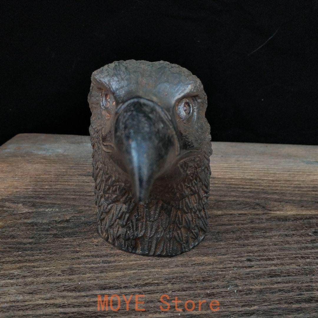 鉄器 鷹頭 書房 デスク 本棚 玄関 茶台 装飾品 工芸品 置物 鉄器 鷹頭 書房 デスク 本棚 玄関 茶台 装飾品 工芸品 置物 - メルカリ