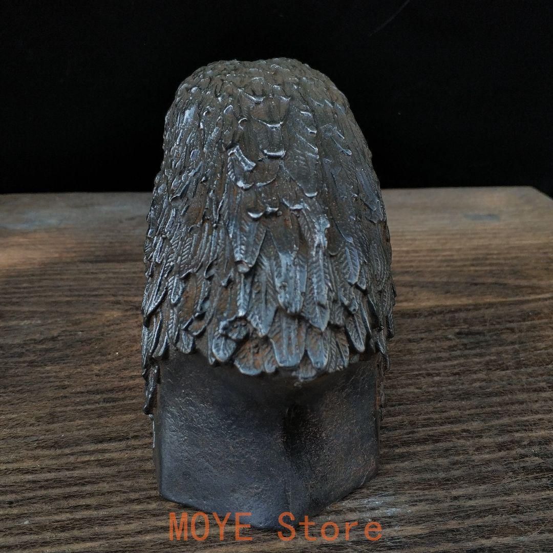 鉄器 鷹頭 書房 デスク 本棚 玄関 茶台 装飾品 工芸品 置物 - メルカリ