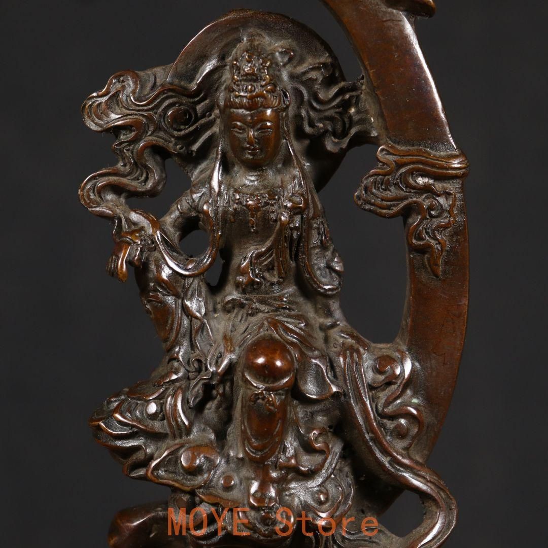 仏教美術 仏像 観音菩薩 自在観音家 仏堂 供養 銅製品 工芸品 置物 仏教美術 仏像 観音菩薩 自在観音家 仏堂 供養 銅製品 工芸品 置物