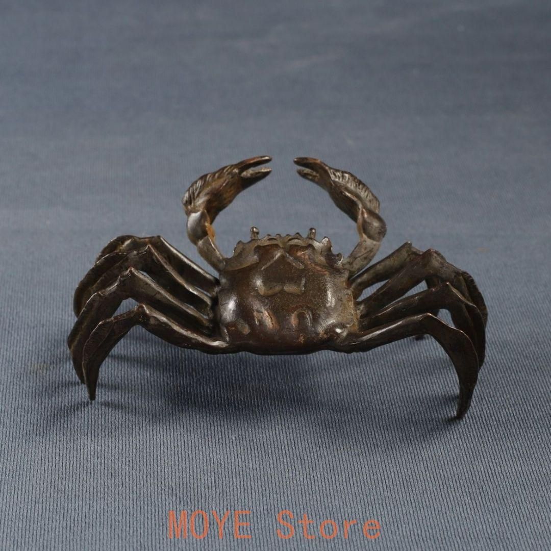 銅 細工 茶道具 香道具 蓋置 置物 八方来財 茶道茶寵 蟹 銅製品 - メルカリ