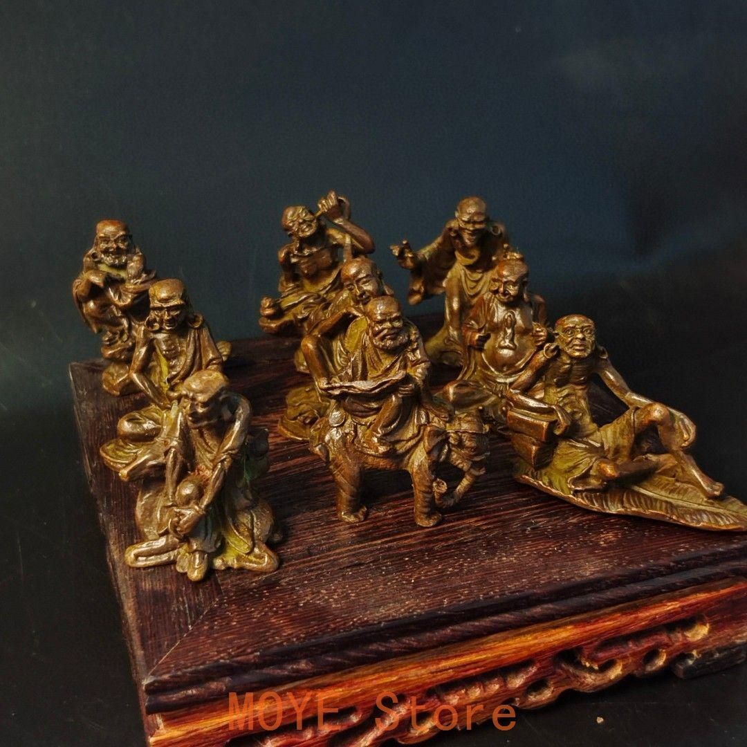 仏教美術 仏像 十八羅漢 小仏像 銅製 銅器 - メルカリ