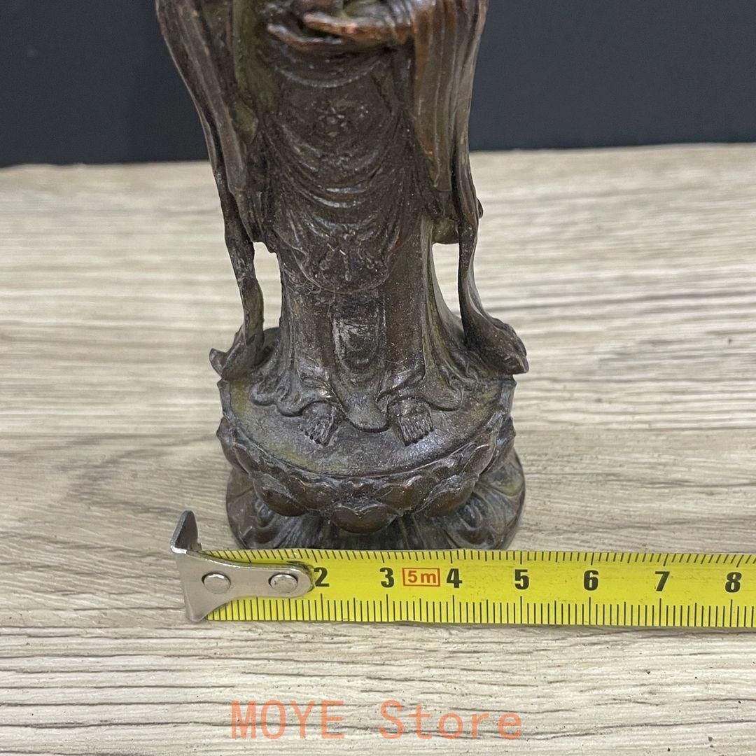 仏教美術 仏像 観世音菩薩 小仏像 銅製 銅器 - メルカリ