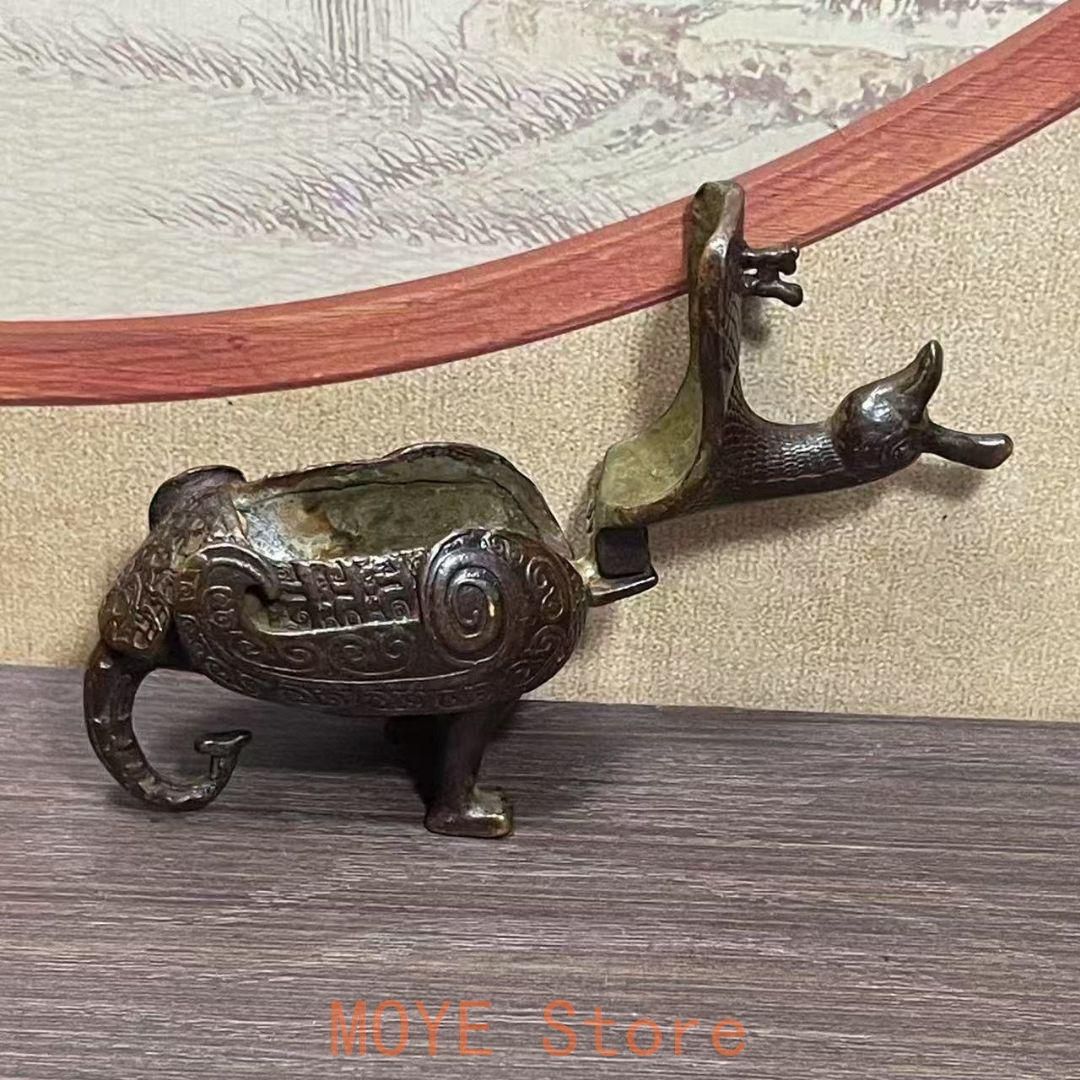 銅製 香炉 侯鳥尊香炉 茶台茶寵 香道具 装飾品 工芸品 置物 - メルカリ