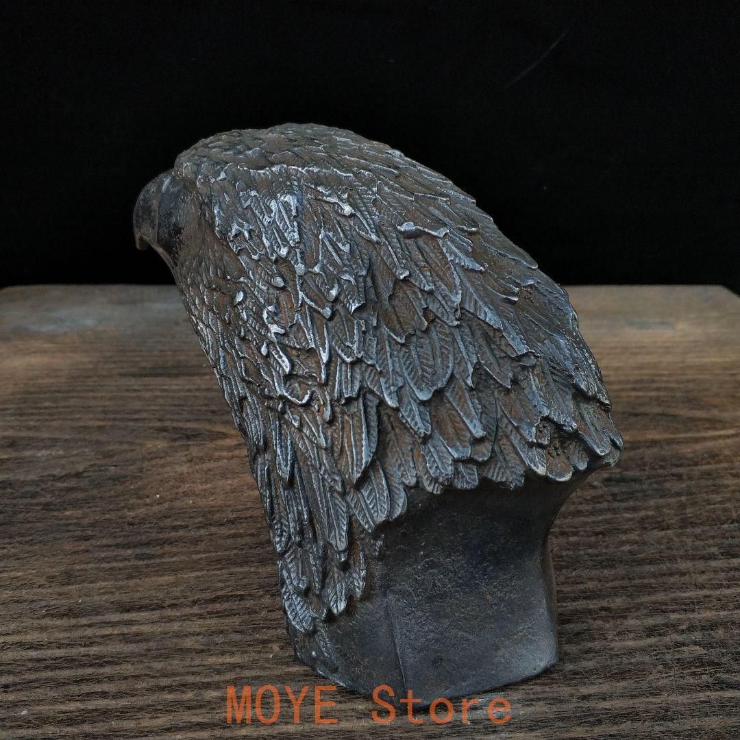 鉄器 鷹頭 書房 デスク 本棚 玄関 茶台 装飾品 工芸品 置物 鉄器 鷹頭 書房 デスク 本棚 玄関 茶台 装飾品 工芸品 置物 - メルカリ