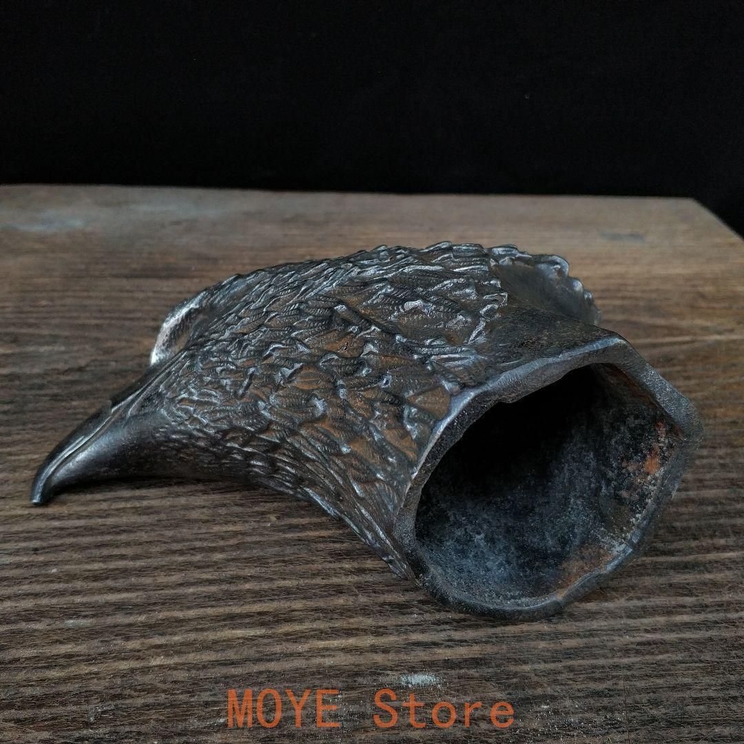鉄器 鷹頭 書房 デスク 本棚 玄関 茶台 装飾品 工芸品 置物 鉄器 鷹頭 書房 デスク 本棚 玄関 茶台 装飾品 工芸品 置物 - メルカリ