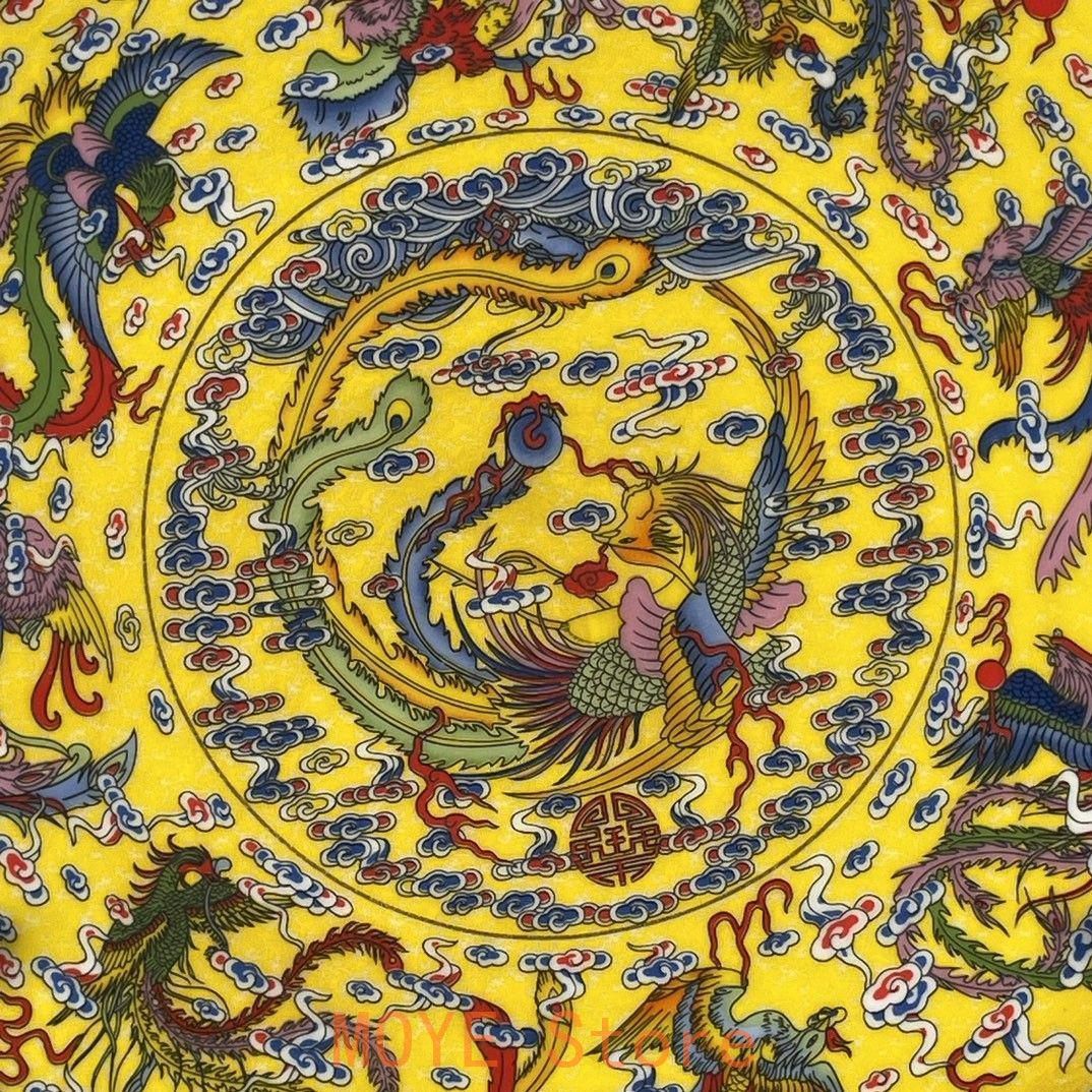 清乾隆五彩九鳳図賞盤 景徳鎮 陶磁器 装飾品 現代工芸品 美術品 置物