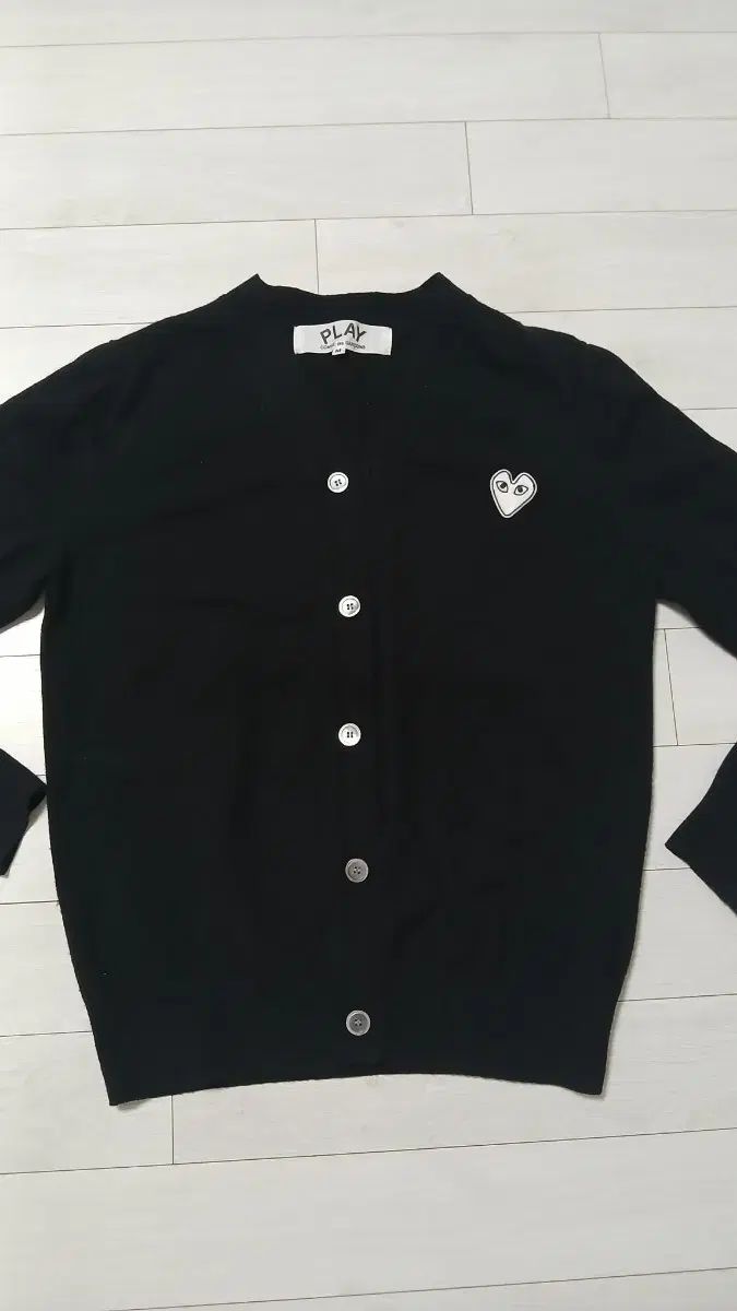 コム・デ・ギャルソン PLAY ブラック カーディガン M - メルカリ