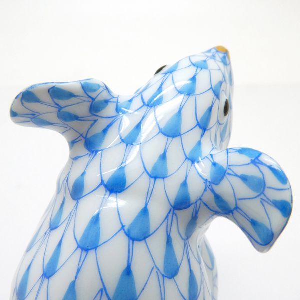 ヘレンド グリーンフィッシュネット かたつむり フィギュリン HEREND ヘレンドHEREND フィギュリン