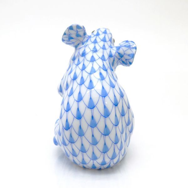 HEREND フィギュリン ねずみ 干支 フィッシュネット エカイユ 鱗