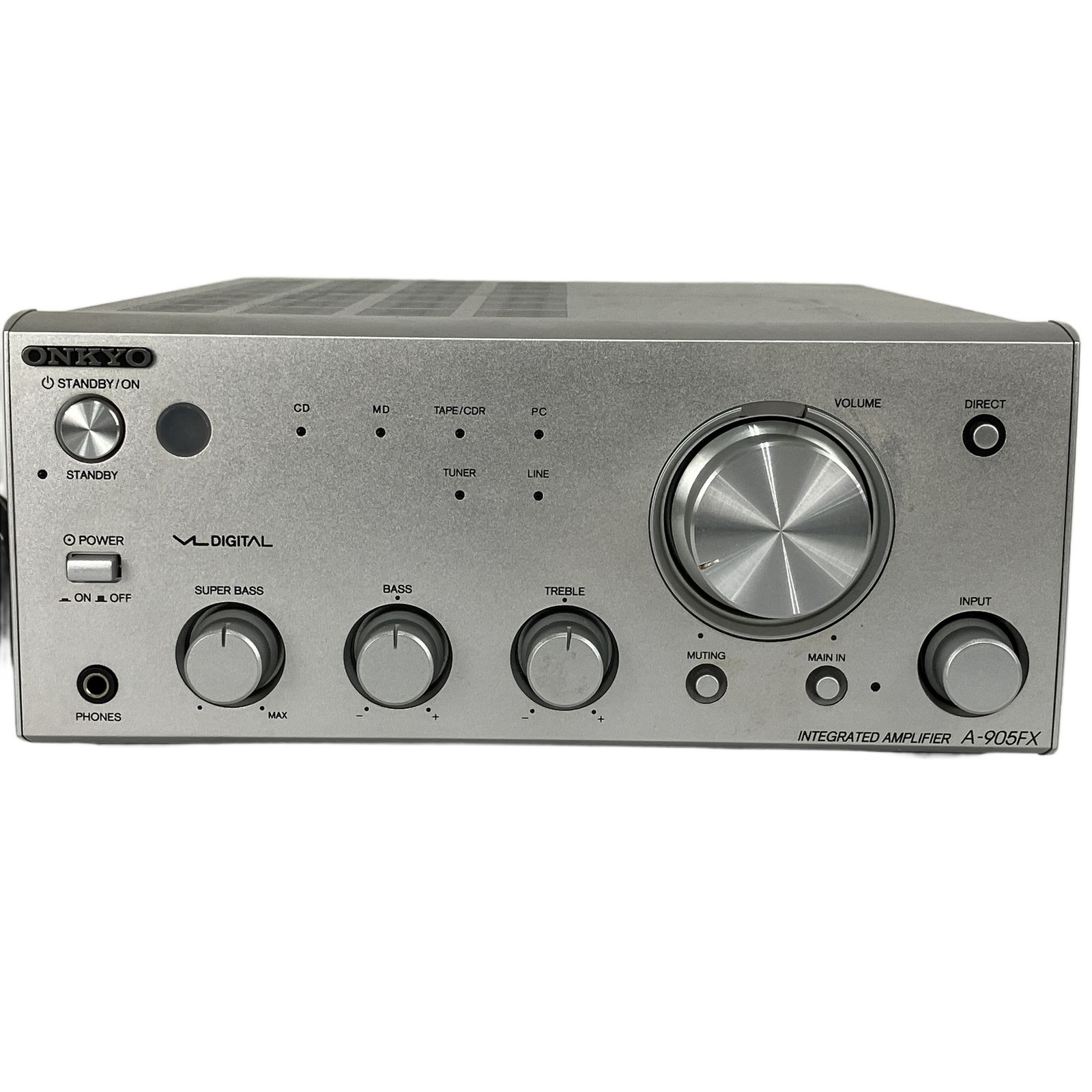 ONKYO A-905FX 元箱 リモコン付き 音響機器 オーディオ オンキョー