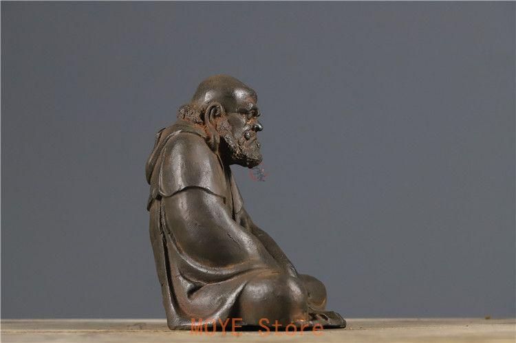 鉄器 鉄仏 菩提達磨祖師仏像 鎮宅辟邪 開運風水 招財 置物 工芸品