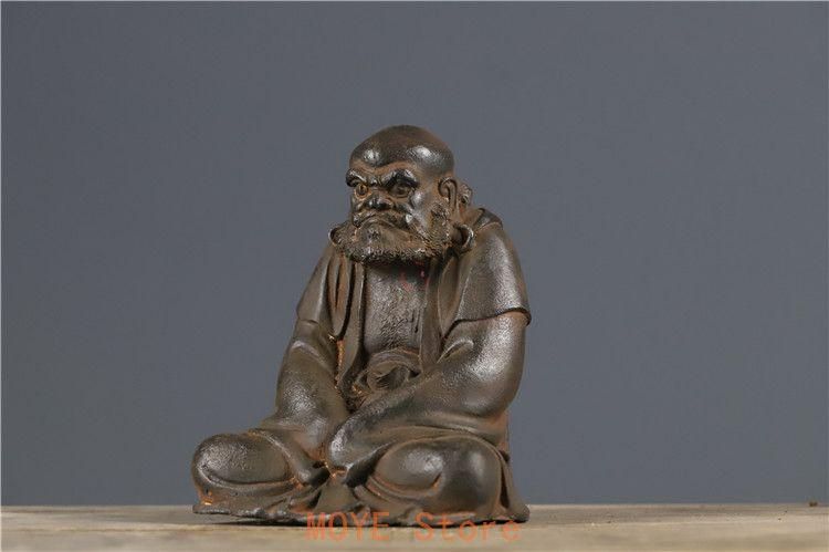 鉄器 鉄仏 菩提達磨祖師仏像 鎮宅辟邪 開運風水 招財 置物 工芸品