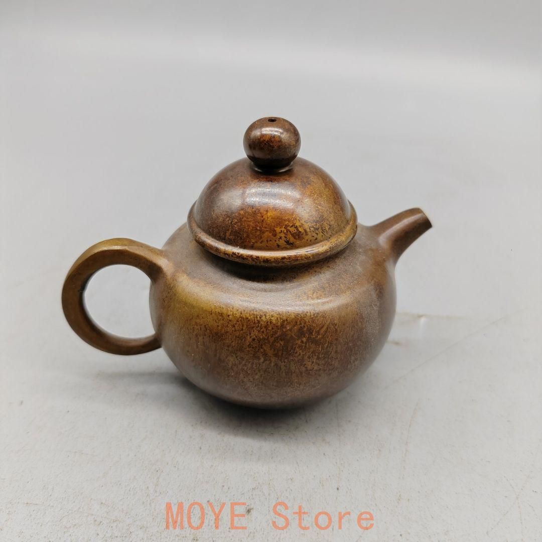 銅器 茶壺 樹枝茶壺 水筒 茶道具 煎茶器 工芸品 置物 銅器 茶壺 小茶壺 茶道具 煎茶器 工芸品 置物 - メルカリ