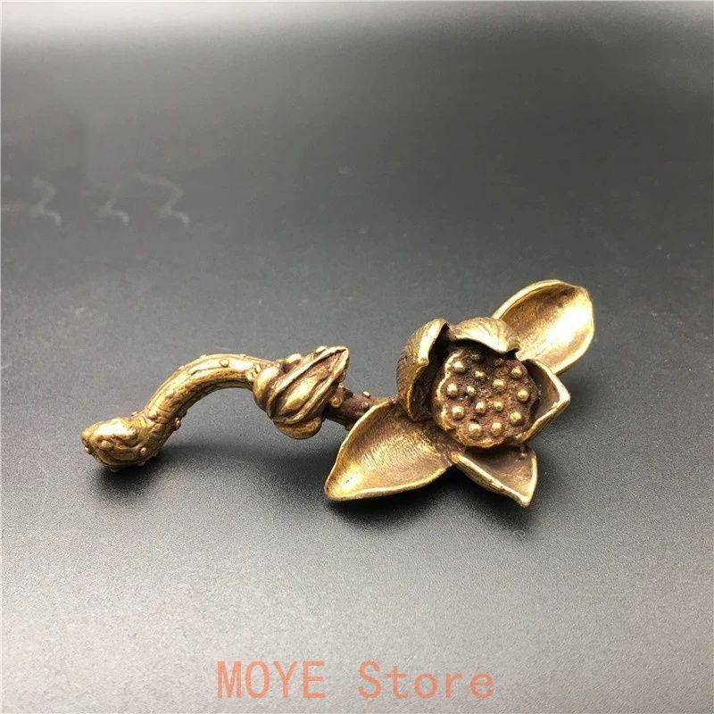 銅器 鎏金蓮華蓮葉筆洗 書道具 文房具 装飾品 工芸品 置物 銅器 ?金